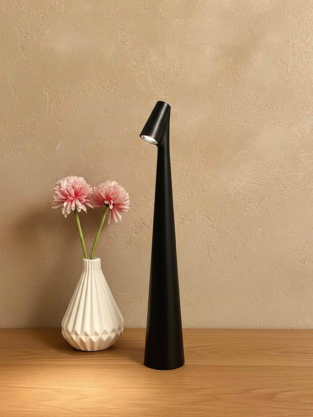 Rechargeable Wireless Desk Lamp with Three Touch Dimming Levels Touch Control Adjustable Brightness Portable Reading Light