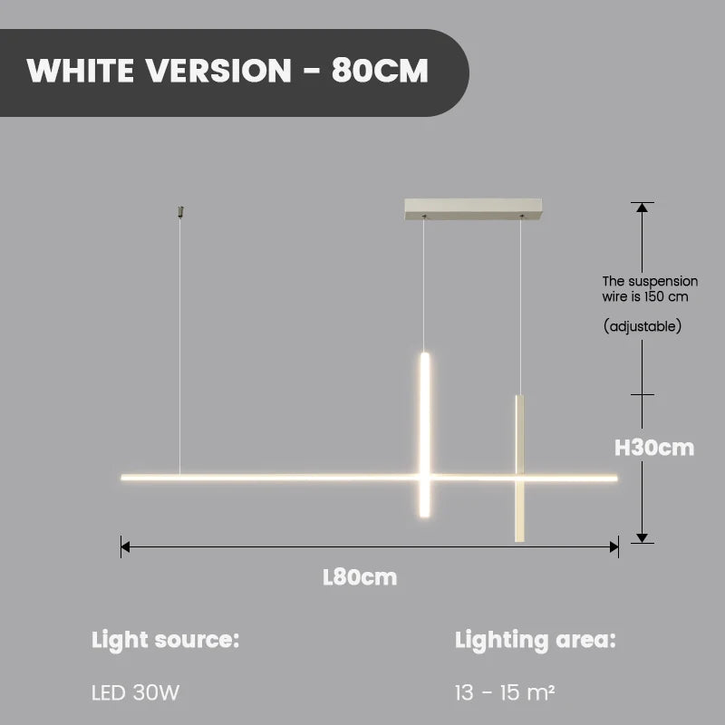 Pendant Lights Modern Simple Dining Room Lights For Kitchen Long Chandelier Living Room Pendant Lamp Home Decoration Lighting