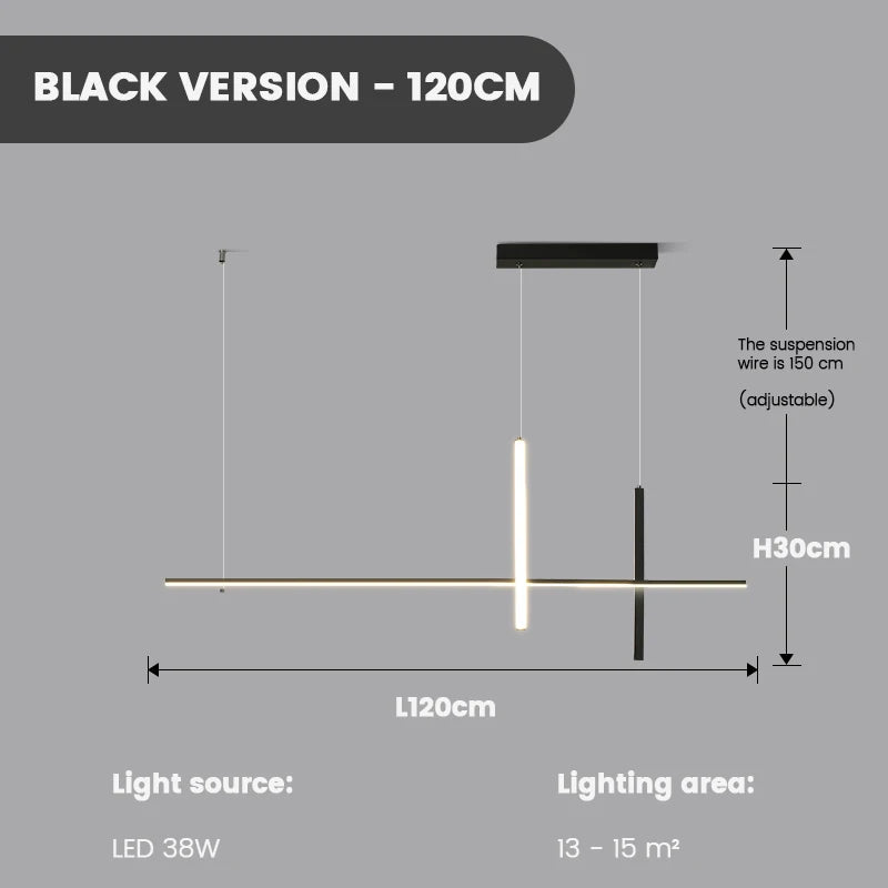 Pendant Lights Modern Simple Dining Room Lights For Kitchen Long Chandelier Living Room Pendant Lamp Home Decoration Lighting