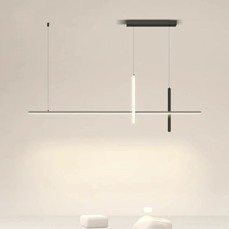 Pendant Lights Modern Simple Dining Room Lights For Kitchen Long Chandelier Living Room Pendant Lamp Home Decoration Lighting