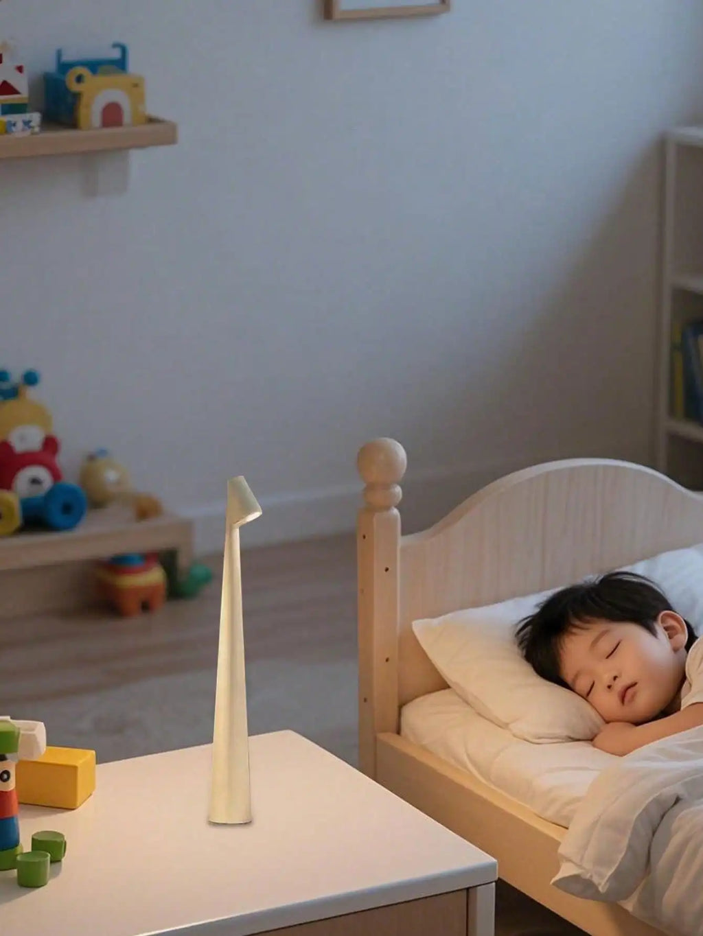 Rechargeable Wireless Desk Lamp with Three Touch Dimming Levels Touch Control Adjustable Brightness Portable Reading Light