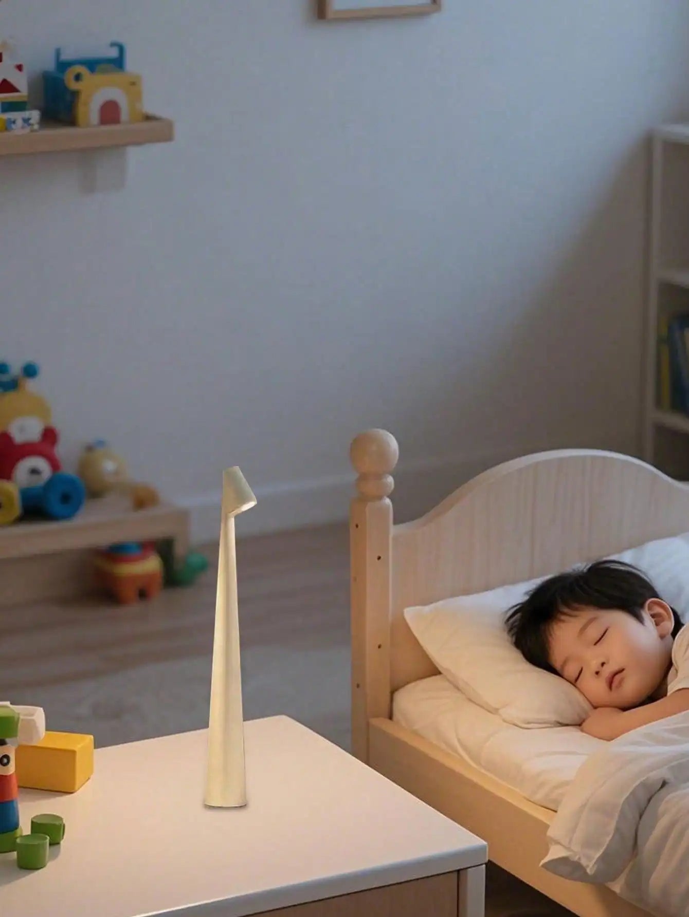 Rechargeable Wireless Desk Lamp with Three Touch Dimming Levels Touch Control Adjustable Brightness Portable Reading Light