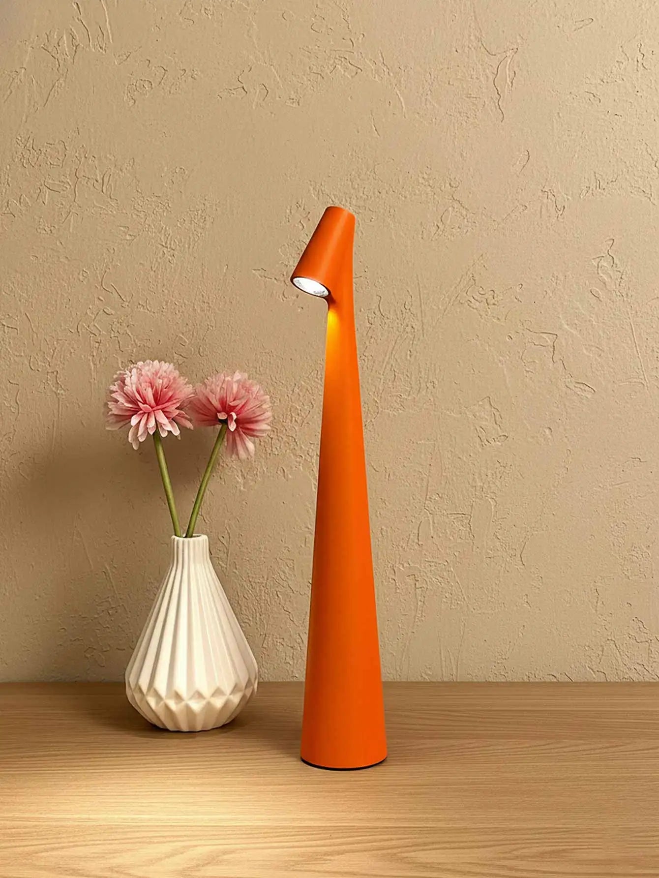 Rechargeable Wireless Desk Lamp with Three Touch Dimming Levels Touch Control Adjustable Brightness Portable Reading Light